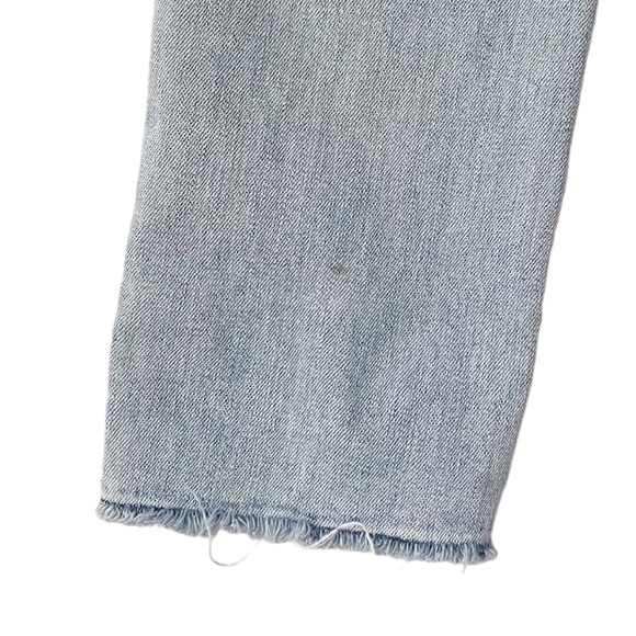 Rag & Bone the Dre denim cropped distressed hem jeans size 24 - Picture 3 of 6